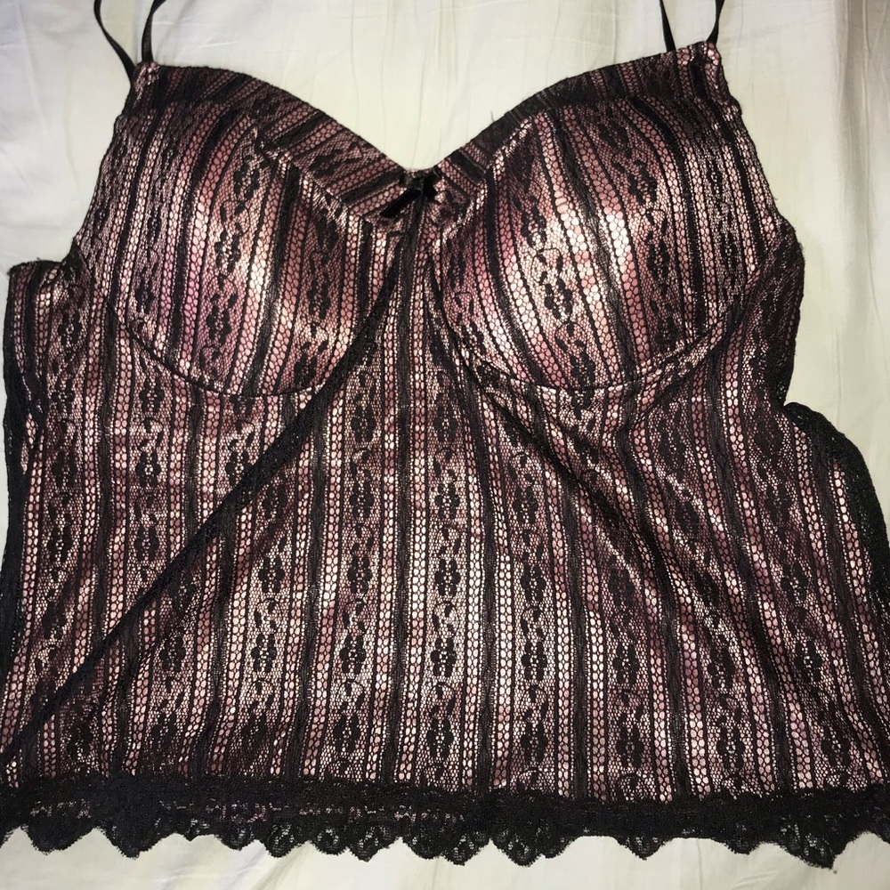 New York & Company (intimates) | floral lacy shirt
